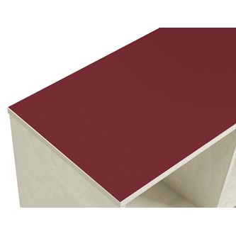 Kubus buet 6 rum hvidpigmenteret H77