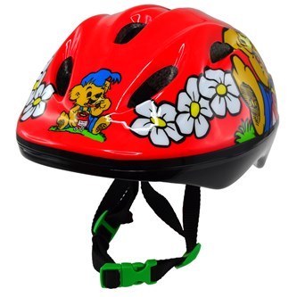 Bamse cykelhjelm rød