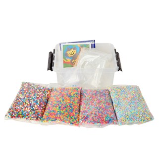 Rørperler Midi stor startpakke med perleplader og motiver