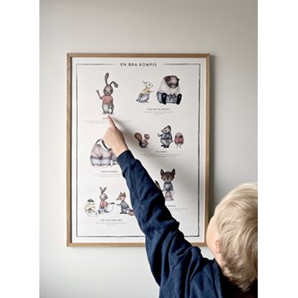 Plakat, En God Ven, 50x70 cm