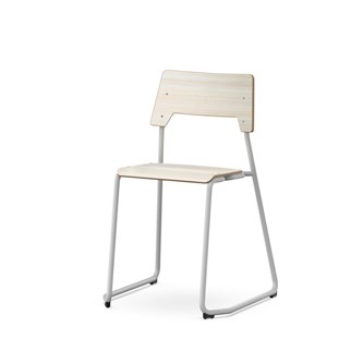 Como stol medestel sh 45 cm medium sæde sølv stel
