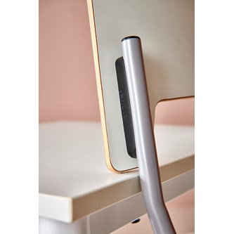 Como stol medestel sh 45 cm medium sæde sort stel