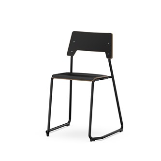 Como stol medestel sh 45 cm medium sæde sort stel