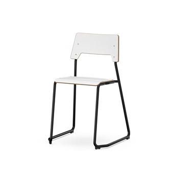 Como stol medestel sh 45 cm medium sæde sort stel