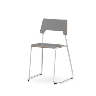Como stol medestel sh 45 cm medium sæde hvidt stel