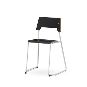 Como stol medestel sh 45 cm medium sæde hvidt stel