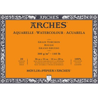 Akvarelblok Arches 300 g 36x51 cm