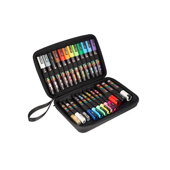 Uni Posca tuscher 24 stk. i gummietui