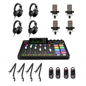 Podtilbehør RØDECASTER Pro 2 startkit til 4