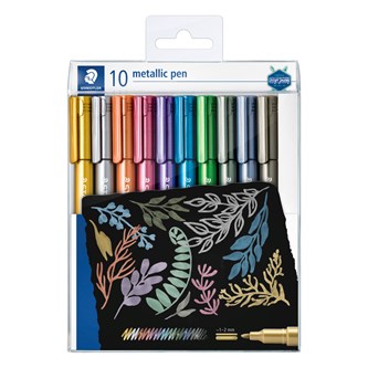 Tuscher Staedtler Metallic, 10-pak