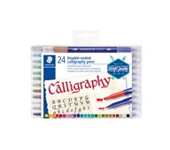 Kalligrafituscher Staedtler dobbeltsidede, 24-pak