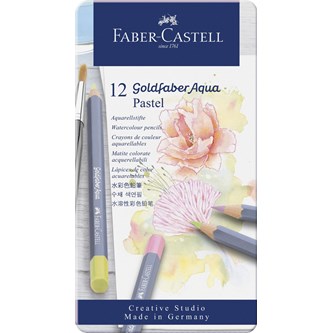 Faber Castell akvarelfarveblyanter 12 stk.