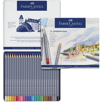 Faber Castell akvarelfarveblyanter 24 stk.