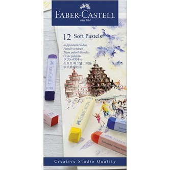Faber Castell softpastelkridt 12 stk.