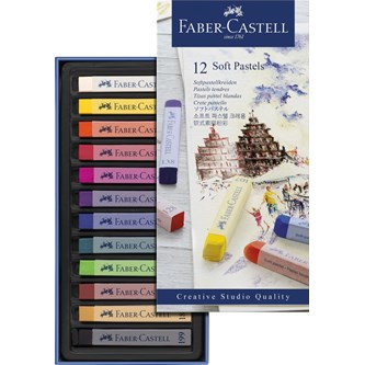 Faber Castell softpastelkridt 12 stk.