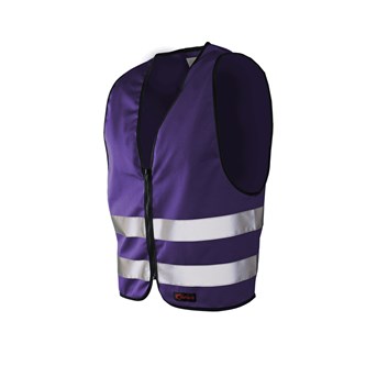 Refleksvest m/lynlås M