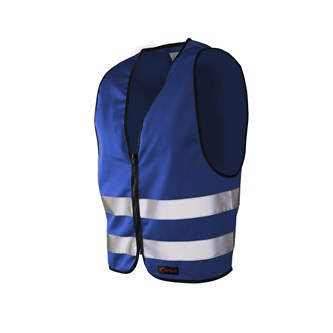 Refleksvest m/lynlås M