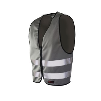 Refleksvest m/lynlås M