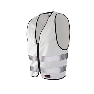 Refleksvest m/lynlås M
