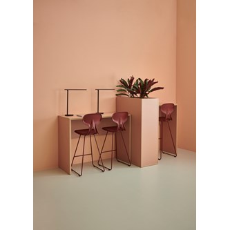 West gavlbord mod væg 120x50 cm