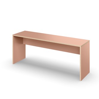 West gavlbord mod væg 180x50 cm