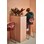 West blomsterkasse/rumdeler B80xD40xH120 cm