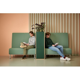 West blomsterkasse/rumdeler B80xD40xH120 cm