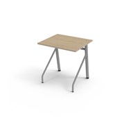 Altudo FSC bord DL 70x60xH72 cm sølv stel