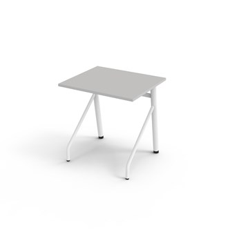 Altudo FSC bord DL 70x60xH72 cm hvidt stel