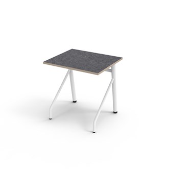 Altudo bord akustik linoleum 70x60xH72 cm hvidt stel