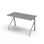 Altudo FSC bord HT 120x60xH72 cm sølv stel