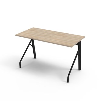 Altudo FSC bord akustiklaminat 120x60xH72 cm sort stel