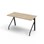 Altudo FSC bord akustiklaminat 120x60xH72 cm sort stel