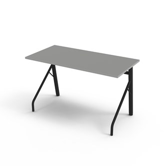 Altudo FSC bord akustiklaminat 120x60xH72 cm sort stel