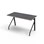 Altudo bord akustik linoleum 120x60xH72 cm sort stel
