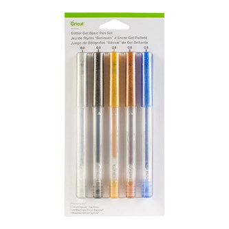 Cricut Maker Glitter Gel Pen Sæt 5-pak
