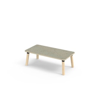 Helmi bord linoleum 120x60 cm sort manchet
