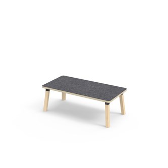 Helmi bord linoleum 120x60 cm sort manchet