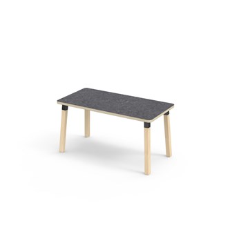 Helmi bord linoleum 120x60 cm sort manchet