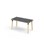 Helmi bord linoleum 120x60 cm sort manchet
