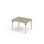 Helmi bord linoleum 100x80 cm sort manchet