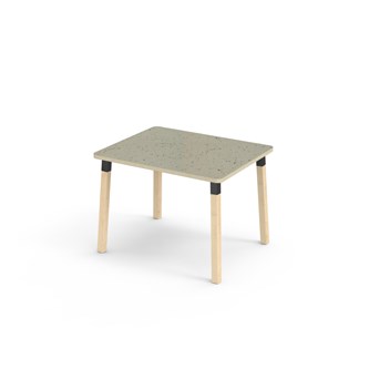 Helmi bord linoleum 100x80 cm sort manchet