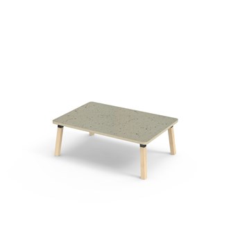 Helmi bord linoleum 120x80 cm sort manchet