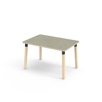 Helmi bord linoleum 120x80 cm sort manchet