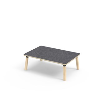 Helmi bord linoleum 120x80 cm sort manchet