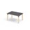 Helmi bord linoleum 120x80 cm sort manchet