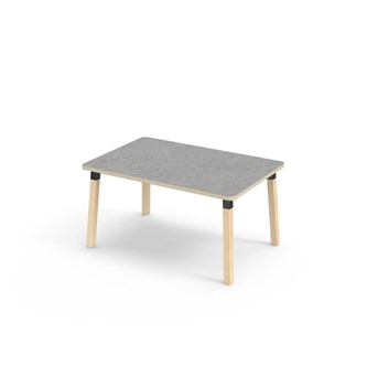 Helmi bord linoleum 120x80 cm sort manchet
