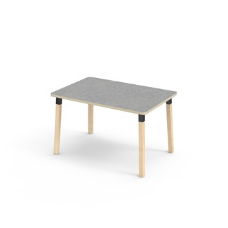 Helmi bord linoleum 120x80 cm sort manchet