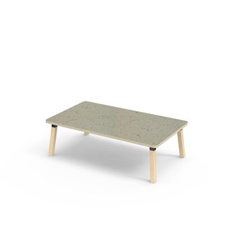 Helmi bord linoleum 140x80 cm sort manchet