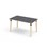 Helmi bord linoleum 140x80 cm sort manchet